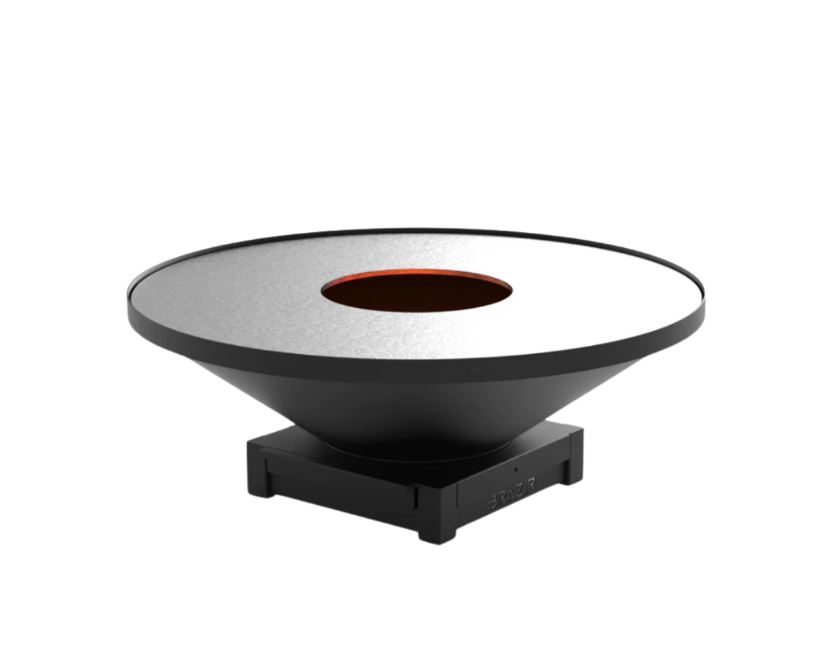 brasero 1040 s noir rond brasero modèle 1040 s de la marque brazir couleur noir, rond
