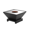 brasero modèle 640 s de la marque brazir couleur noir, carré