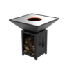 brasero modèle 840 m de la marque brazir couleur noir, carré
