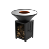 brasero modèle 840 m de la marque brazir couleur noir, rond