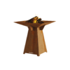 brasero modèle fuego de la marque vulx en acier corten