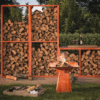 brasero modèle fuego de la marque vulx en acier corten ambiance