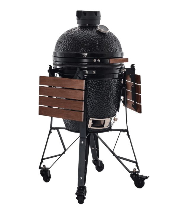 kamado barbecue modèle classic medium, pour viande fumée, de la marque the bastard