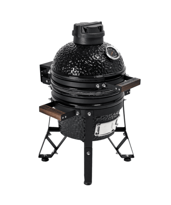 barbecue kamado modèle compact classic small idéal pour les repas, de la marque the bastard