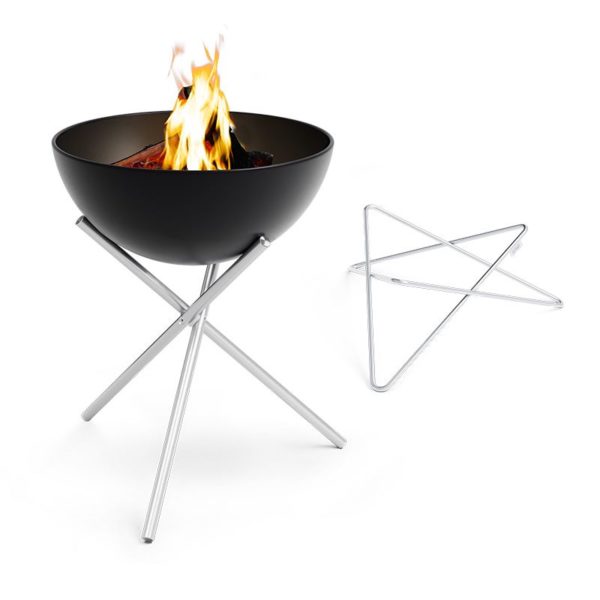 brasero bowl 57 grille flex parfait pour se réchauffer durant vos soirées