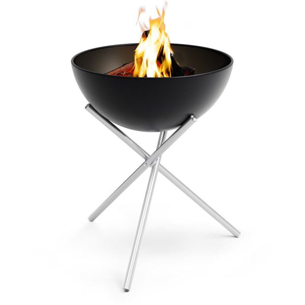 brasero bowl 70 avec trépied parfait pour se réchauffer durant vos soirées