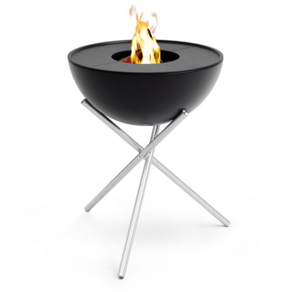brasero bowl 70 avec plancha haute parfait pour se réchauffer durant vos soirées
