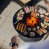 plancha pour transformer le brasero moon 45 en barbecue