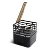 brasero cube noir cuisson de poisson parfait pour se réchauffer durant vos soirées