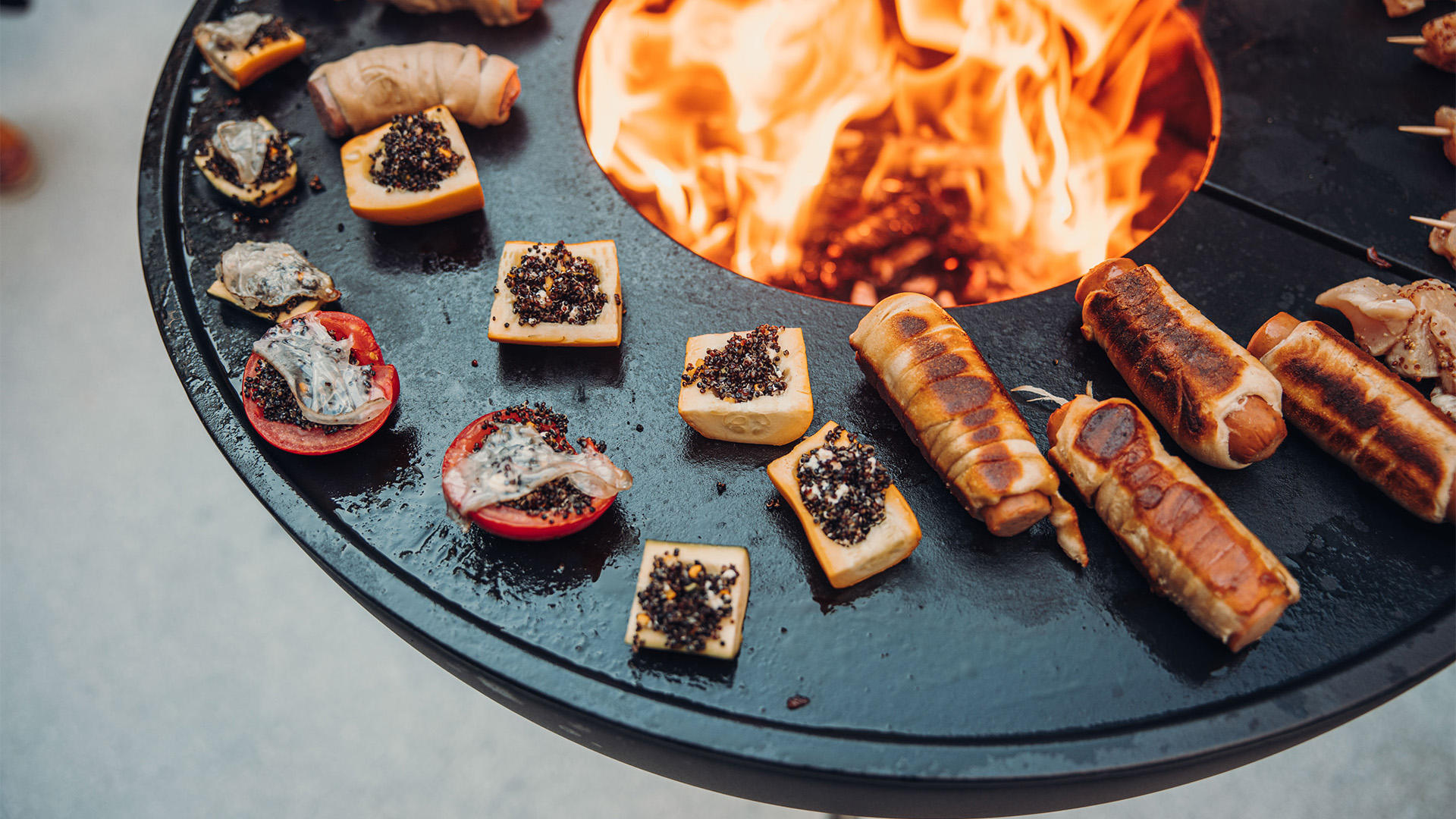 Brasero Bowl 70 plancha ambiance Brasero Bowl 70 plancha ambiance