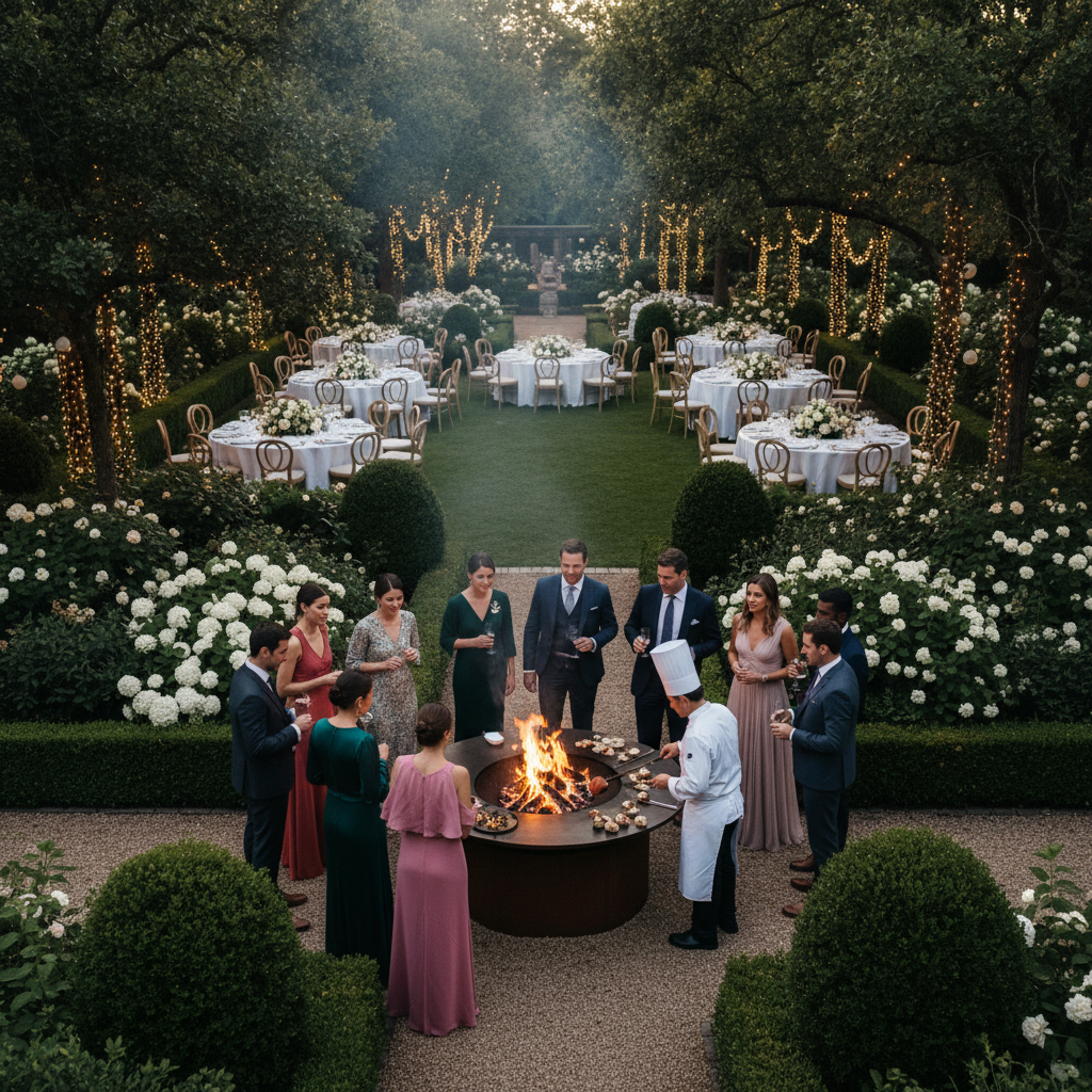 brasero plancha pour mariage